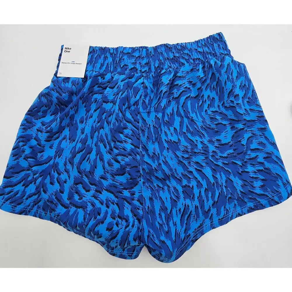 Nike One Girl's Size XL Loose Fit Blue Athletic Shorts